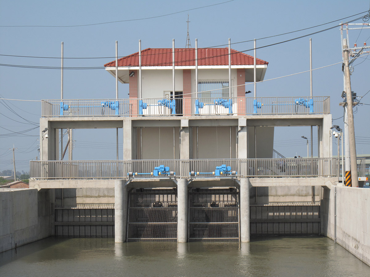 布袋龍宮溪排水-閘泵站